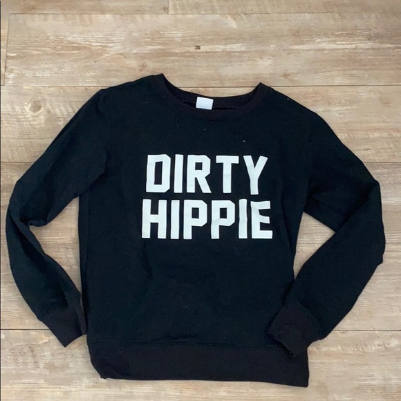 Black Crewneck - Dirty Hippie - Picture 2 of 2